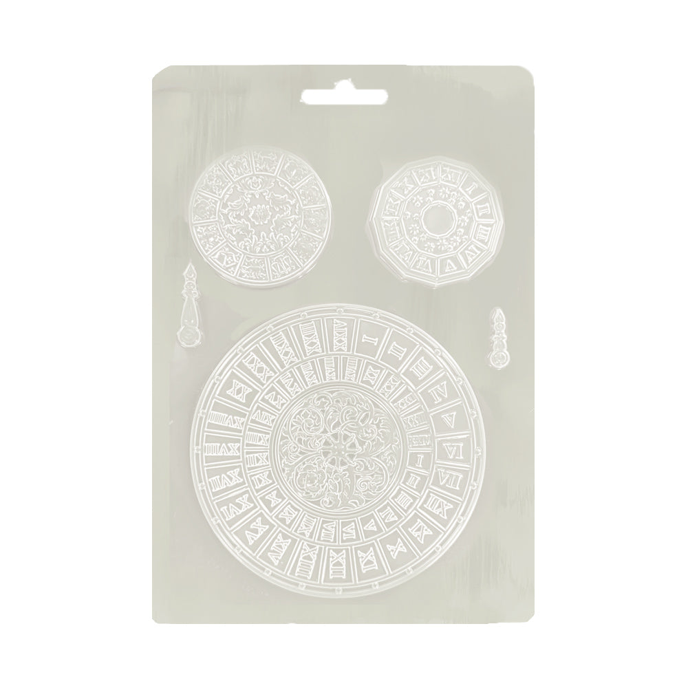 Stamperia Venice City of Art - CLOCKS Soft Mould A5 #K3PTA5673