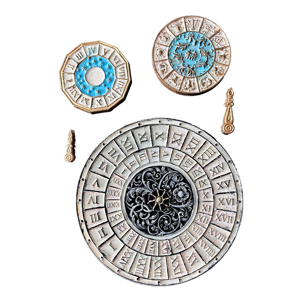 Stamperia Venice City of Art - CLOCKS Soft Mould A5 #K3PTA5673