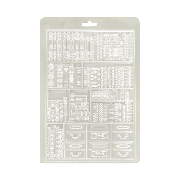 Stamperia Venice City of Art - BOOKS Soft Mould A5 #K3PTA5674