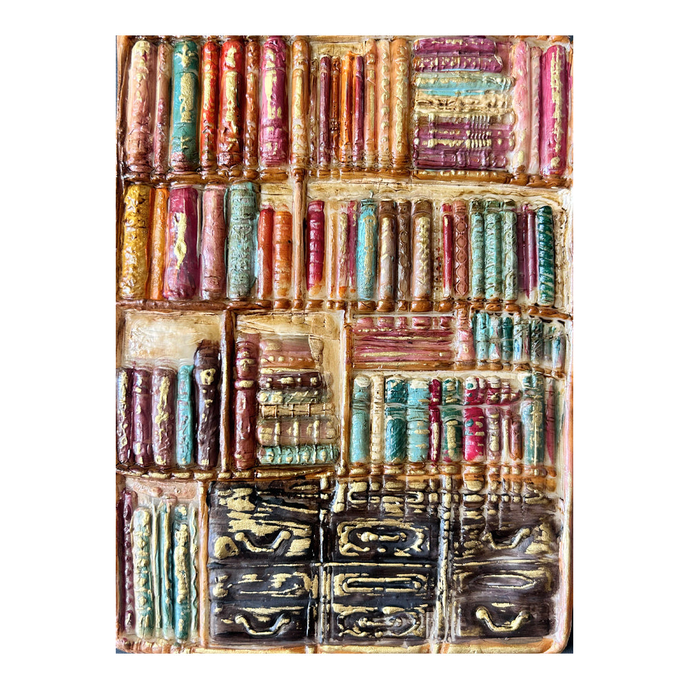 Stamperia Venice City of Art - BOOKS Soft Mould A5 #K3PTA5674