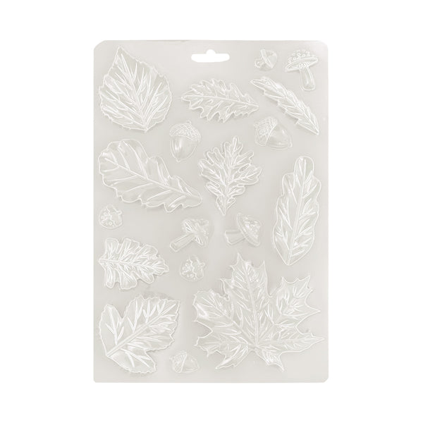 Stamperia Soft Mould A5 WHISPERING WOODS - LEAVES #K3PTA5676