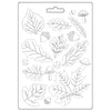 Stamperia Soft Mould A5 WHISPERING WOODS - LEAVES #K3PTA5676