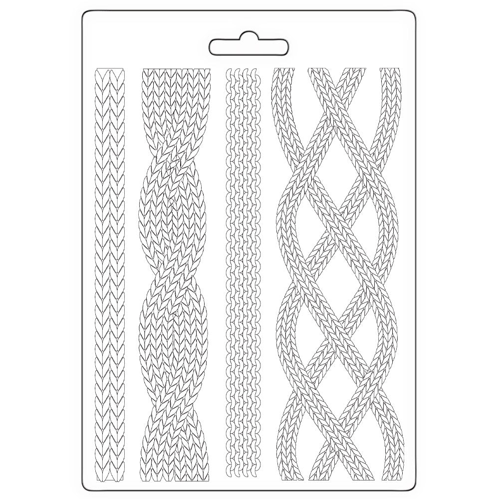 Stamperia Soft Mould A5 WHISPERING WOODS - CORDS #K3PTA5677