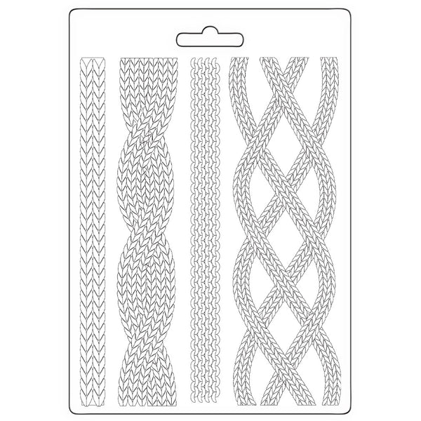 Stamperia Soft Mould A5 WHISPERING WOODS - CORDS #K3PTA5677