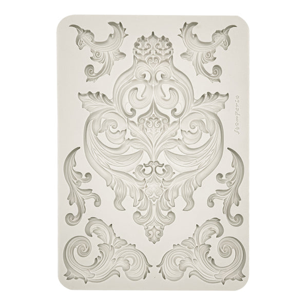 Stamperia Mix Media Art Stories FRIEZE AND CORNERS A4 BIG Silicone Mould #KACMA404