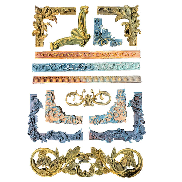 Stamperia Mix Media Art Stories FRAMES A4 BIG Silicone Mould #KACMA405