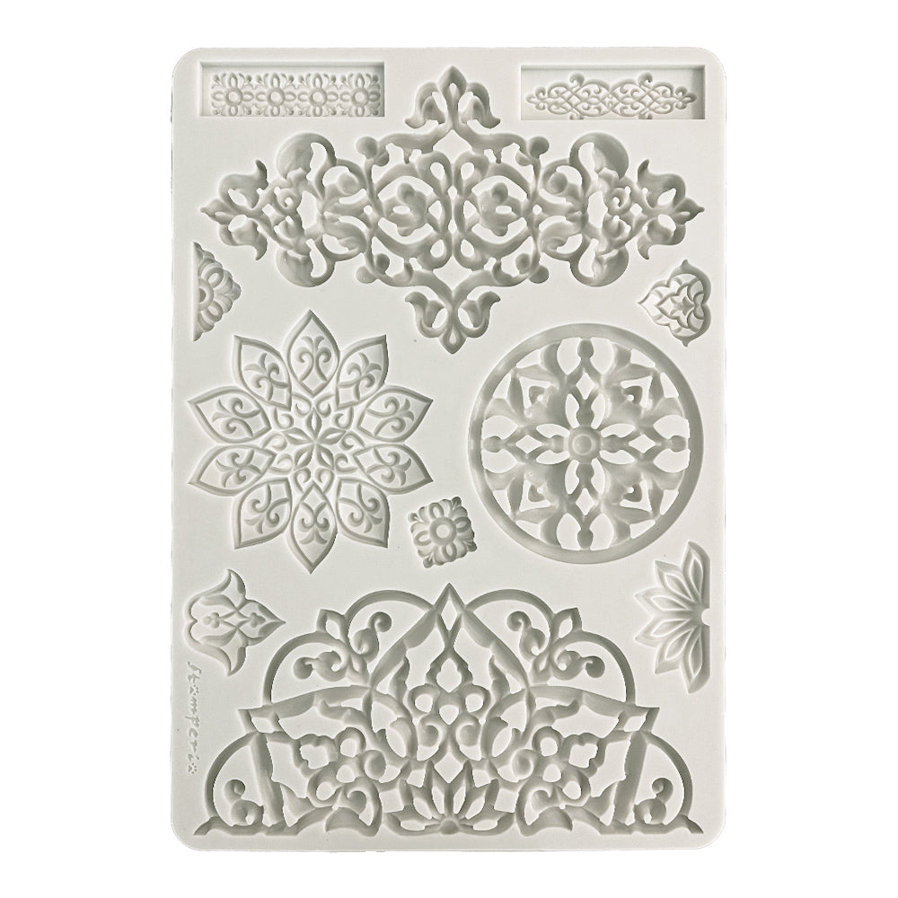 Stamperia Mix Media Art Stories MANDALA A4 BIG Silicone Mould #KACMA406