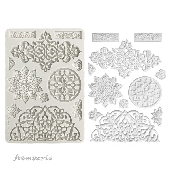 Stamperia Mix Media Art Stories MANDALA A4 BIG Silicone Mould #KACMA406