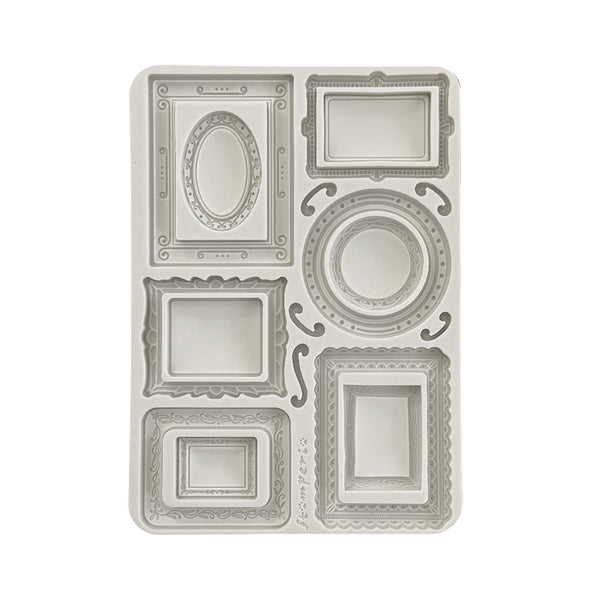 Stamperia ALTEREGO FRAMES A5 Silicone Mixed Media Moulds Resin #KACMA541