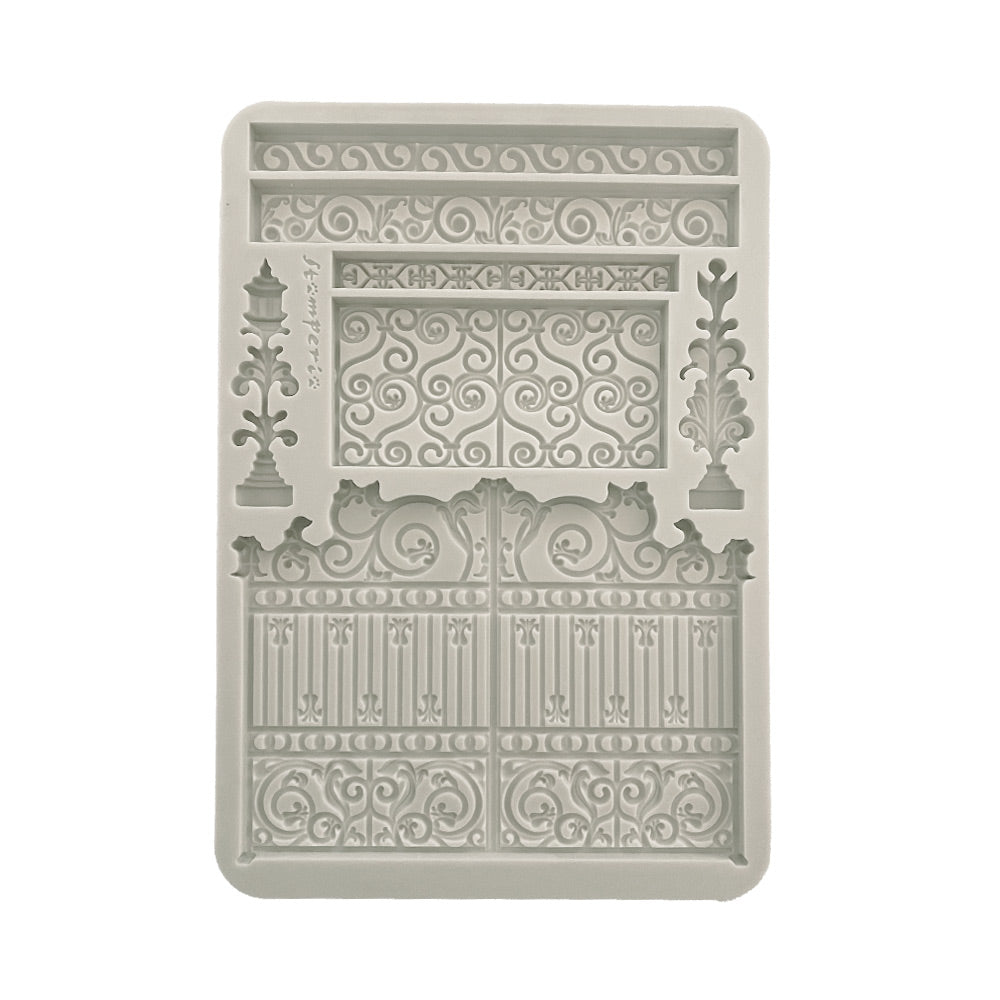 Stamperia MASTER OF MAGIC - GATE A5 Silicone Mixed Media Moulds Resin #KACMA565