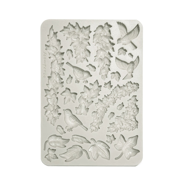 PRE-ORDER Stamperia HOUSE OF ROSES - IVY A5 Silicone Mixed Media Moulds Resin #KACMA567