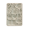 Stamperia ALICE IN CHRISTMAS A5 Silicone Mixed Media Moulds Resin #KACMA572