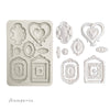 Stamperia TIMELESS - FRAMES A5 Silicone Mixed Media Moulds Resin #KACMA580