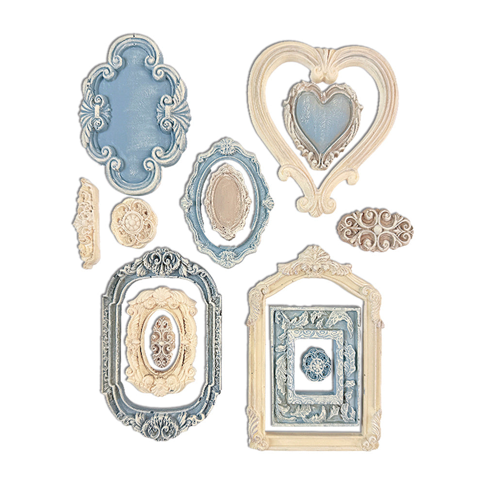 Stamperia TIMELESS - FRAMES A5 Silicone Mixed Media Moulds Resin #KACMA580