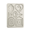 Stamperia TIMELESS - FRAMES A5 Silicone Mixed Media Moulds Resin #KACMA580