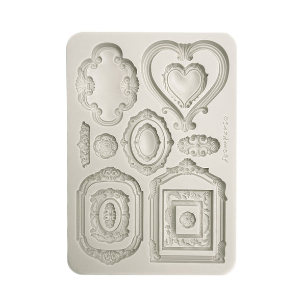 Stamperia TIMELESS - FRAMES A5 Silicone Mixed Media Moulds Resin #KACMA580