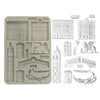 Stamperia VENICE CITY OF ART - MONUMENTS A5 Silicone Mixed Media Moulds Resin #KACMA581