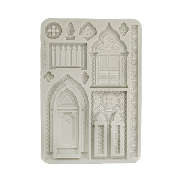 Stamperia VENICE CITY OF ART - ARCHITECTURE A5 Silicone Mixed Media Moulds Resin #KACMA582