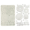 Stamperia WHISPERING WOODS - 3D MUSHROOMS A5 Silicone Mixed Media Moulds Resin #KACMA588