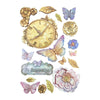 Stamperia QUIET DAYS - CLOCK A5 Silicone Mixed Media Moulds Resin #KACMA594