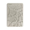 Silicone mold with leaf and floral designs on a white background