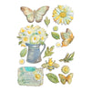 Stamperia DAISY ART - DAISY and BUTTERFLY A5 Silicone Mixed Media Moulds Resin #KACMA603