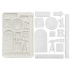 Stamperia A NEW BEGINNING - TELESCOPE  A5 Silicone Mixed Media Moulds Resin #KACMA606