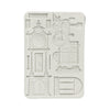 Stamperia GARDENS OF TIME - TRAIN and LONGCASE CLOCK A5 Silicone Mixed Media Moulds Resin #KACMA609