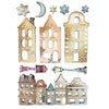 Stamperia All you Need for CHRISTMAS - VILLAGE A5 Silicone Mixed Media Moulds Resin #KACMA616