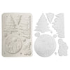 Stamperia All you Need for CHRISTMAS - WINTER LANDSCAPE A5 Silicone Mixed Media Moulds Resin #KACMA617