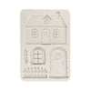 Stamperia All you Need for CHRISTMAS - COTTAGE A5 Silicone Mixed Media Moulds Resin #KACMA619