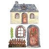 Stamperia All you Need for CHRISTMAS - COTTAGE A5 Silicone Mixed Media Moulds Resin #KACMA619