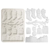 Stamperia All you Need for CHRISTMAS - SOCKS and PRESENTS A5 Silicone Mixed Media Moulds Resin #KACMA620