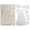 Stamperia All you Need for CHRISTMAS - TREES A5 Silicone Mixed Media Moulds Resin #KACMA621