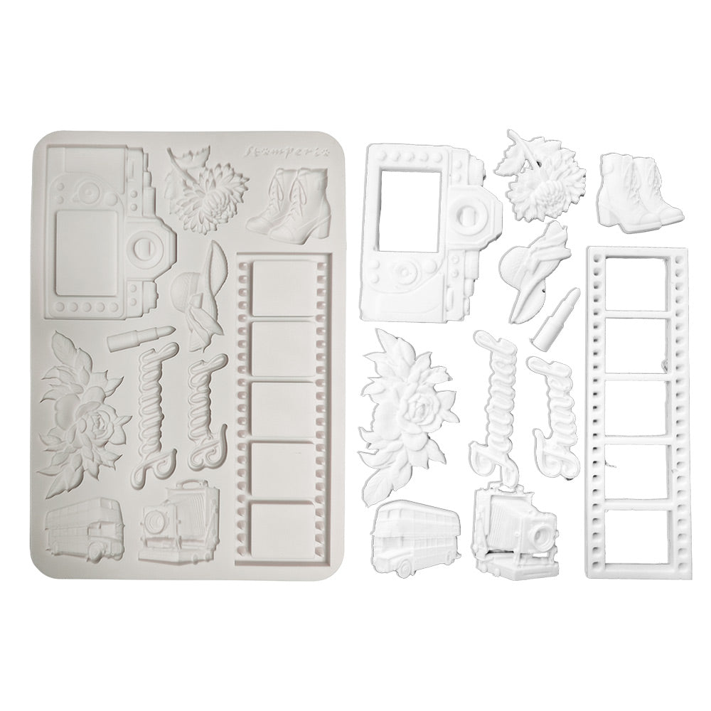 Stamperia OUR WAY A5 Silicone Mixed Media Moulds Resin #KACMA622