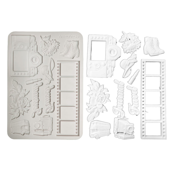 Stamperia OUR WAY A5 Silicone Mixed Media Moulds Resin #KACMA622