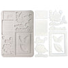 Stamperia FLOWERS and POEMS A5 Silicone Mixed Media Moulds Resin #KACMA623
