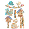 Stamperia FURRY FRIENDS 2 - BIRDS - A5 Silicone Mixed Media Moulds Resin #KACMA625
