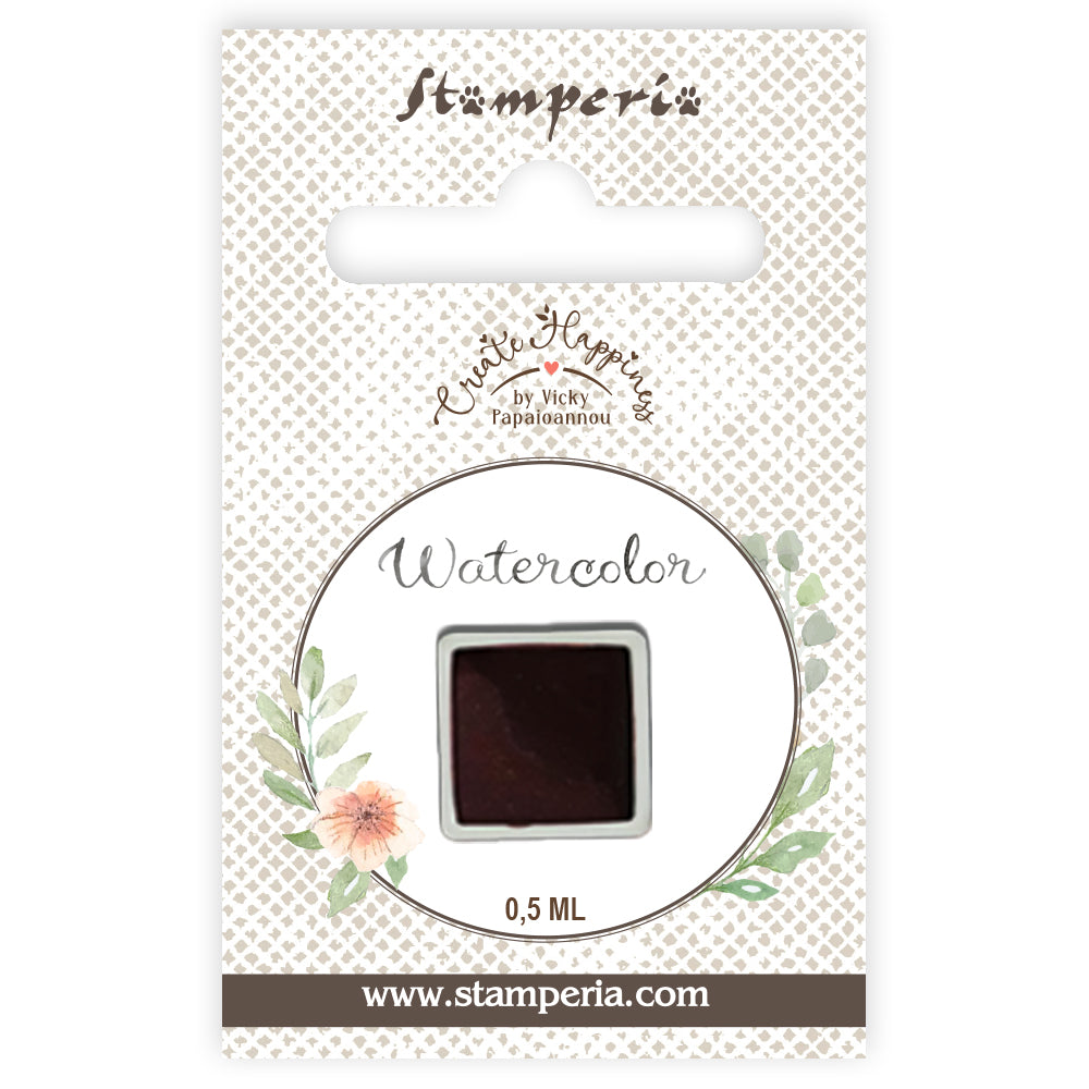 Stamperia Create Happiness BRICK RED - WATERCOLOR REFILL 0,5ml #KAJC02