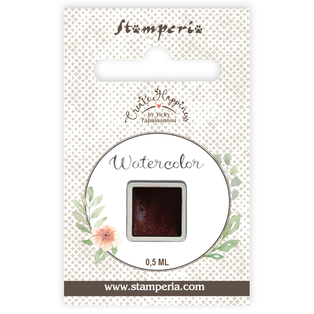 Stamperia Create Happiness CRIMSON RED - WATERCOLOR REFILL 0,5ml #KAJC03