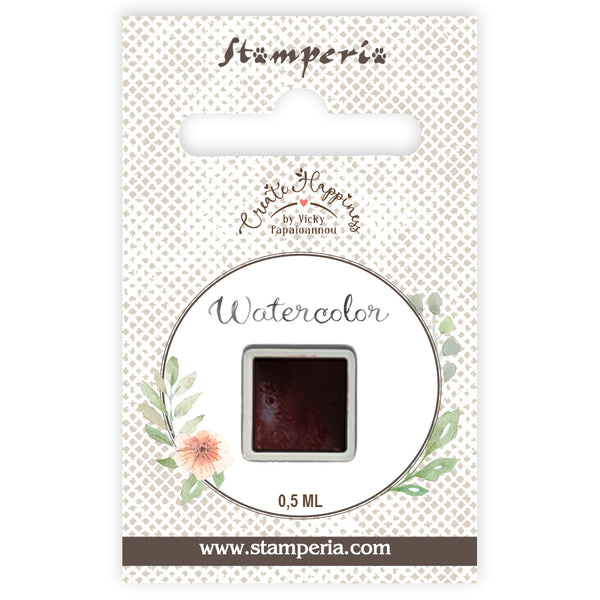 Stamperia Create Happiness CRIMSON RED - WATERCOLOR REFILL 0,5ml #KAJC03