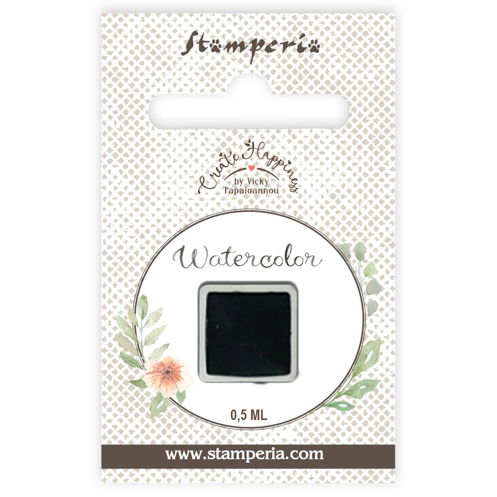 Stamperia Create Happiness DARK GREEN - WATERCOLOR REFILL 0,5ml #KAJC07