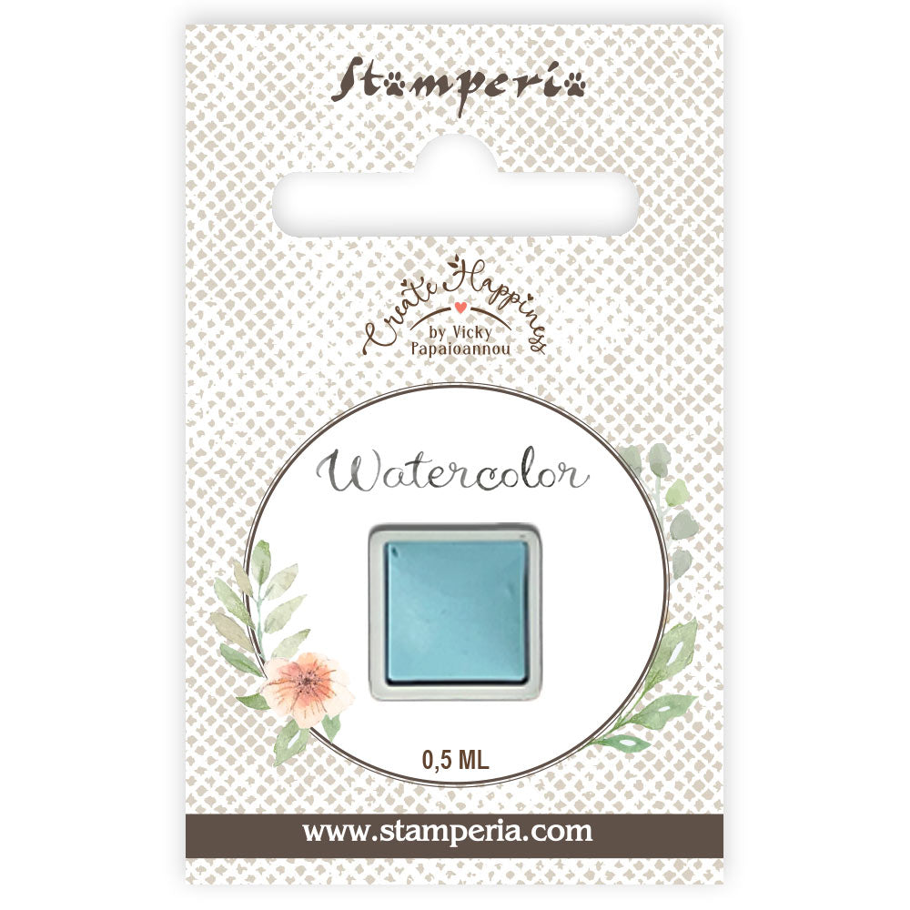 Stamperia Create Happiness LIGHT BLUE - WATERCOLOR REFILL 0,5ml #KAJC09