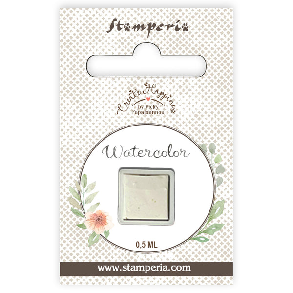 Stamperia Create Happiness WHITE - WATERCOLOR REFILL 0,5ml #KAJC14