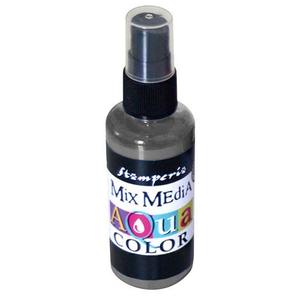 Stamperia Aquacolor Spray GRAPHITE 60ml  #KAQ017