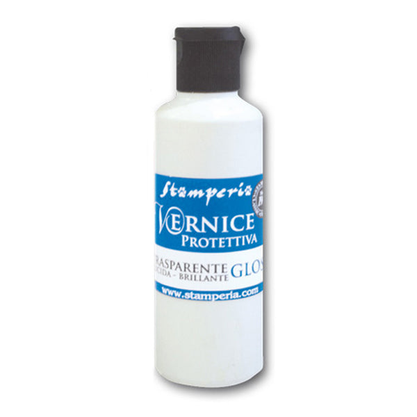 Stamperia Vernice Protettiva Opaca TRANSPARENT GLOSS VARNISH Finish Varnish 2.7 fl. oz (80 ml) #KE04