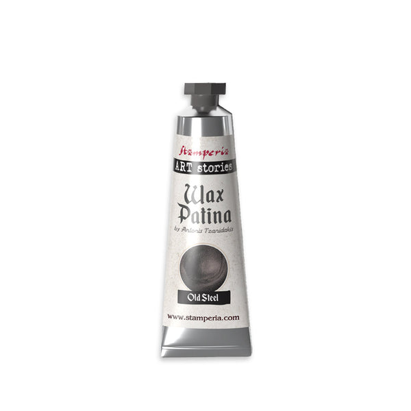 STAMPERIA Art Stories OLD STEEL Wax Patina 40 ml / 1.35 fl oz #KECW01