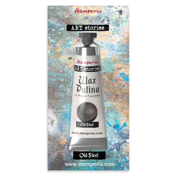 STAMPERIA Art Stories OLD STEEL Wax Patina 40 ml / 1.35 fl oz #KECW01