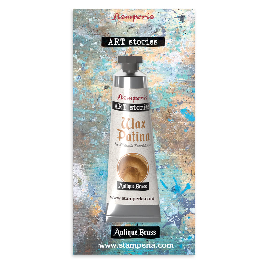 STAMPERIA Art Stories ANTIQUE BRASS Wax Patina 40 ml / 1.35 fl oz #KECW05