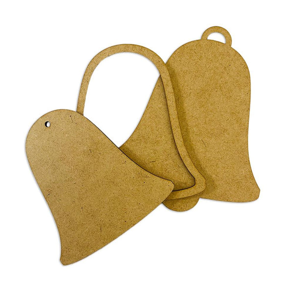 Stamperia CRAFTY Shapes BELLS Die Cuts Chipboard Shapes #KLSM02